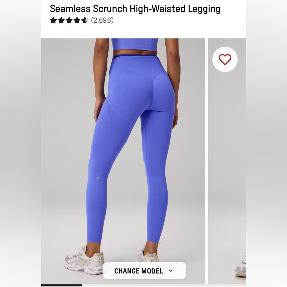Fabletics high waist leggings. Medium